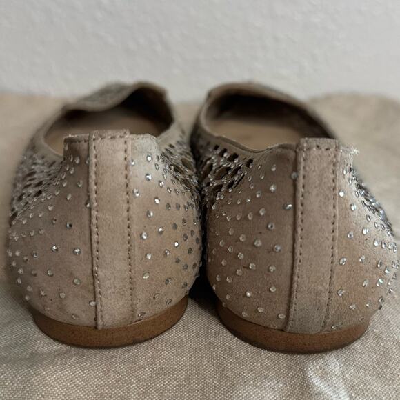 KARL LAGERFELD 😎 Paris: “The Nina” - Diamond Studded Slip-On Flats (Size 7) - Picture 8 of 15